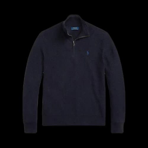Polo Ralph Lauren Long-Sleeve 1/2 Zip Sweater 'Navy Heather'