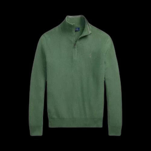 Polo Ralph Lauren Long-Sleeve 1/2 Zip Sweater 'Fatigue'
