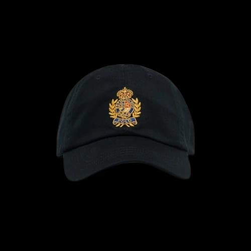 GOAT Exlucisve Polo Ralph Lauren Classic Sport Cap, Vintage Polo Crest Black