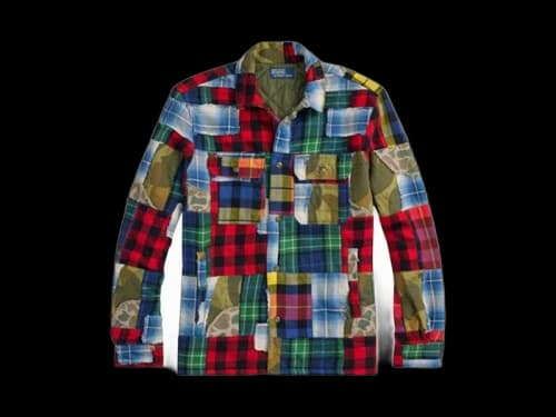 Polo Ralph Lauren Flannel Patchwork Sport Shirt Flannel Patchwork