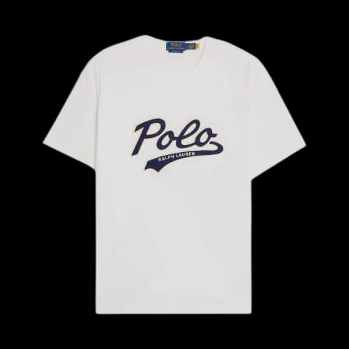 Polo Ralph Lauren Jersey Knit Novelty Polo 'White'