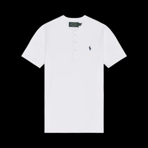 Polo Ralph Lauren Slub Jersey Henley T-Shirt 'White'