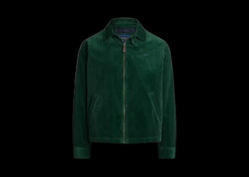 Polo Ralph Lauren Long-Sleeve 8 Wale Corduroy Wynton Windbreaker New Forest