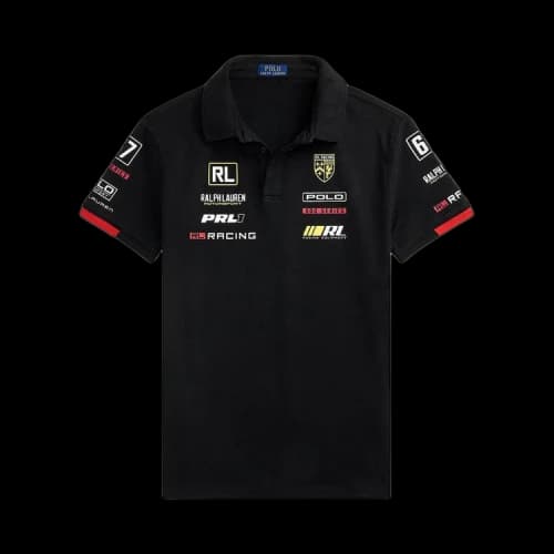 Polo Ralph Lauren Short-Sleeve Stretch Mesh Polo Shirt 'Black'