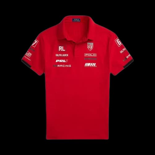Polo Ralph Lauren Short-Sleeve Stretch Mesh Polo Shirt 'Red'
