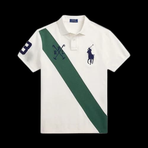 Polo Ralph Lauren Short-Sleeve Basic Mesh Novelty Big Pony Polo 'Nevis/Washed Forest'