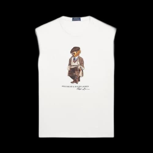Polo Ralph Lauren Jersey Short-Sleeve T-Shirt 'Deckwash White/Heritage Bear'
