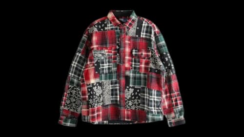 Polo Ralph Lauren Long Sleeve Flannel Matlock Workshirt Northwest Patchwork