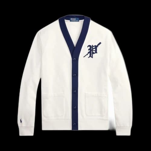 Polo Ralph Lauren Lightweight Graphic Athletic Fleece Bayport Cardigan 'Nevis'