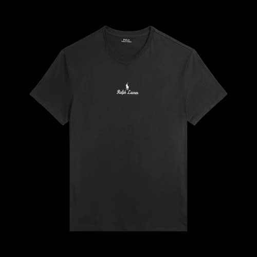 Polo Ralph Lauren Jersey Knit Script Graphic T-Shirt 'Black'