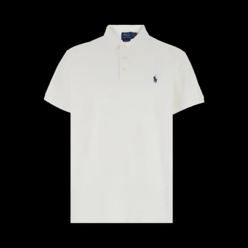 Polo Ralph Lauren Short-Sleeve Cotton Honeycomb Textured Polo 'White'