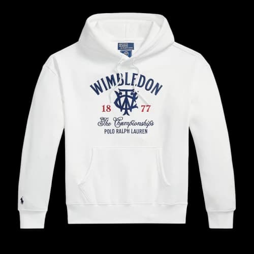 Polo Ralph Lauren Long-Sleeve Hooded Pullover Sweatshirt 'White'