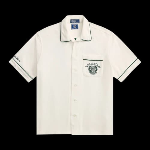 Polo Ralph Lauren Short-Sleeve Collared Sport Shirt 'White'