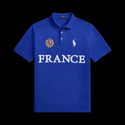 Polo Ralph Lauren France Short-Sleeve Mesh Polo 'Cruise Royal'