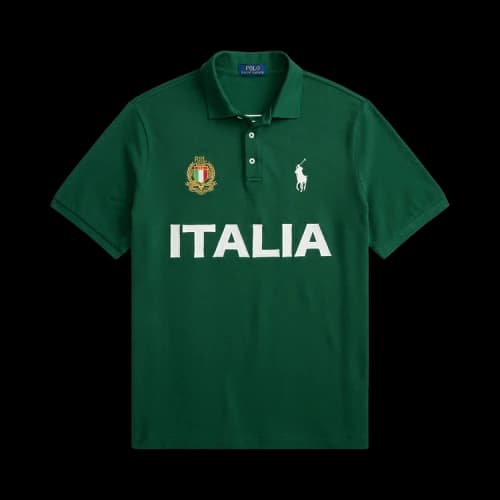 Polo Ralph Lauren Italy Short-Sleeve Mesh Polo 'New Forest'