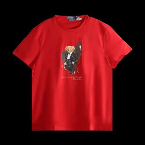 Polo Ralph Lauren Lunar New Year Short-Sleeve Graphic Bear T-Shirt 'Red'