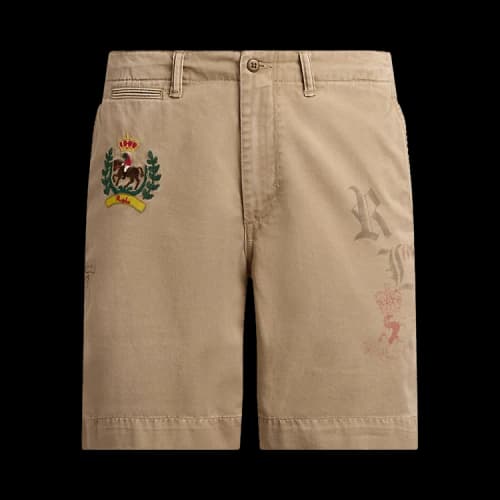 Polo Ralph Lauren Bedford Twill GI Short 'Khaki Hill W/ Prints'