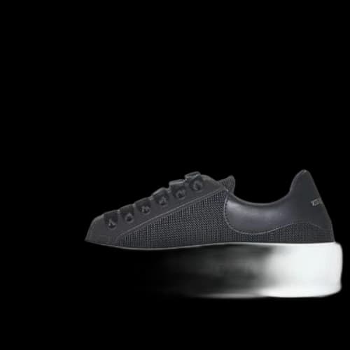 Alexander McQueen Deck Lace Up Plimsoll Sneakers 'Core Black White'