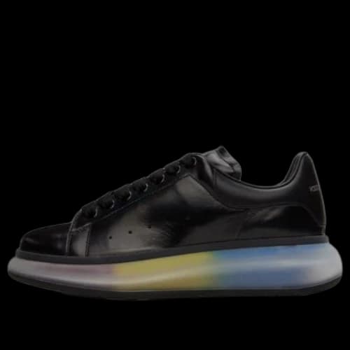 Alexander McQueen Larry Leather Sneakers 'Black Multi'