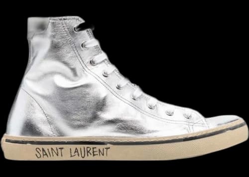 Saint Laurent MALIBU Sneakers Silver