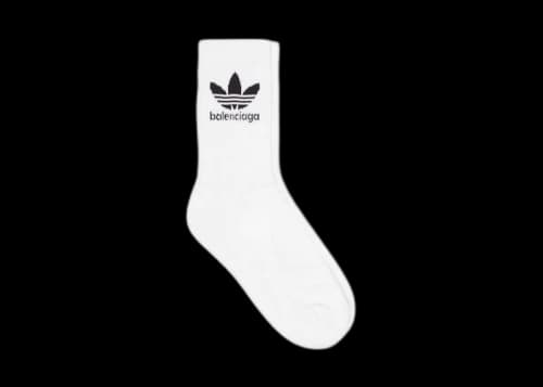 Balenciaga x adidas Mens Socks White