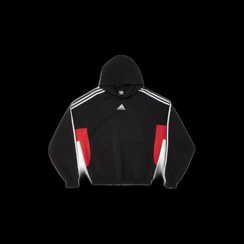 Balenciaga x adidas Mens Hoodie Small Fit Black