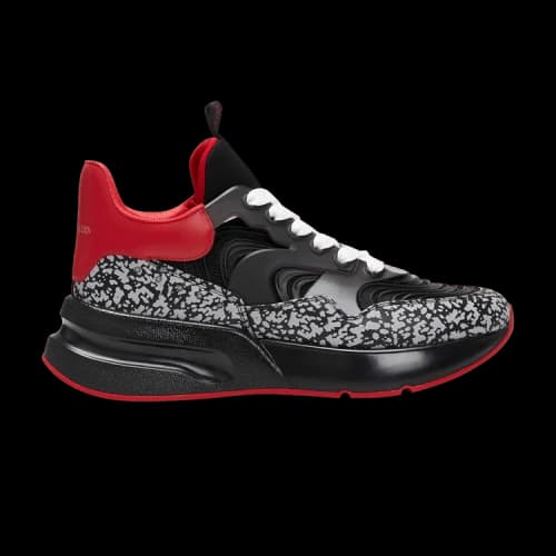 Alexander McQueen Oversized Runner 'Black Red Reflective'