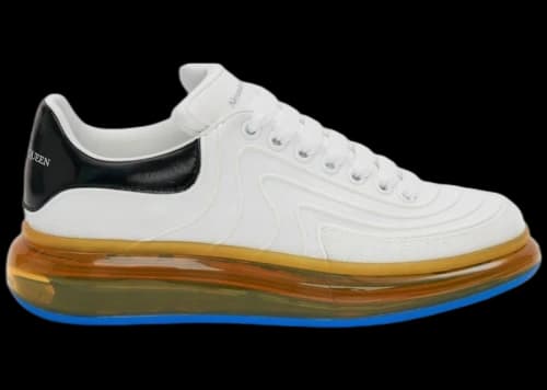Alexander McQueen Oversized White Yellow Clear Sole