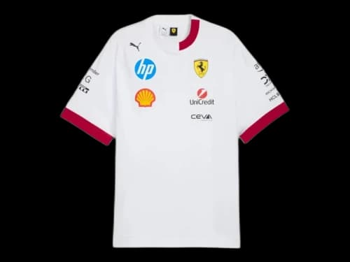 Puma Scuderia Ferrari 2025 Drivers T-shirt White