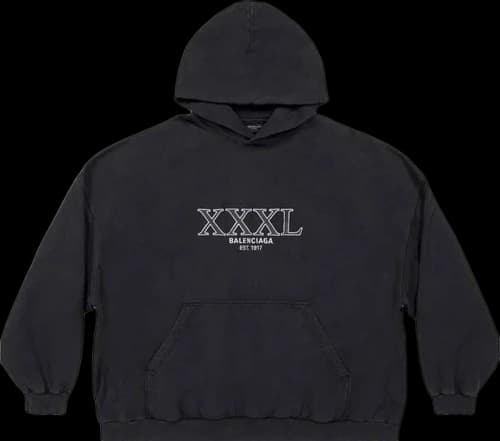Balenciaga XXXL Hoodie Black