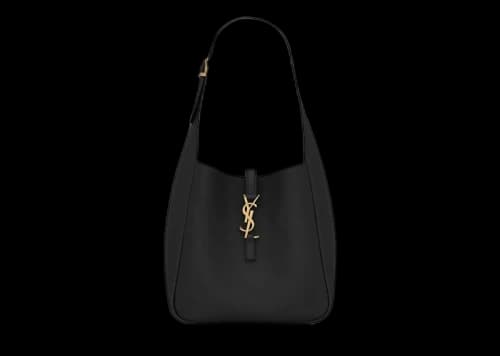 Saint Laurent Small Le 5 À 7 Supple in Grained Leather Black
