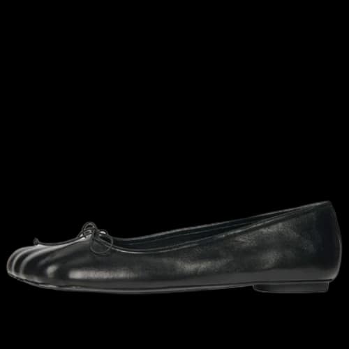 Balenciaga Anatomic Ballerina Shoes 'Black Shiny Soft Sheepskin' (Women's)