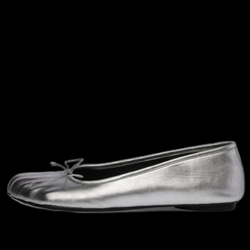 Balenciaga Anatomic Ballerina Shoes 'Silver Shiny Soft Sheepskin' (Women's)