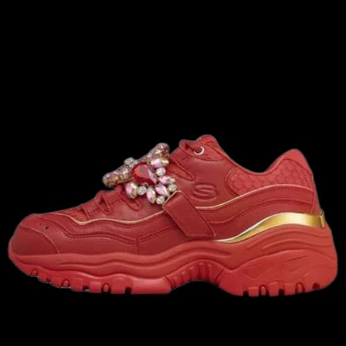 Skechers D'lites 2.0 Running Shoes Red (Women's)