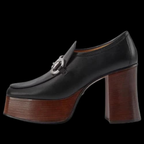Gucci Platform Horsebit Loafers 'Black' (Women's)