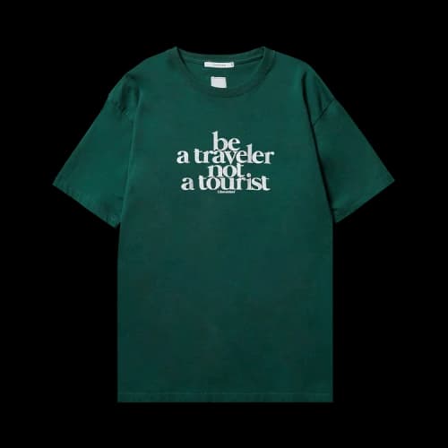 Liberaiders Be A Traveler Tee 'Green'
