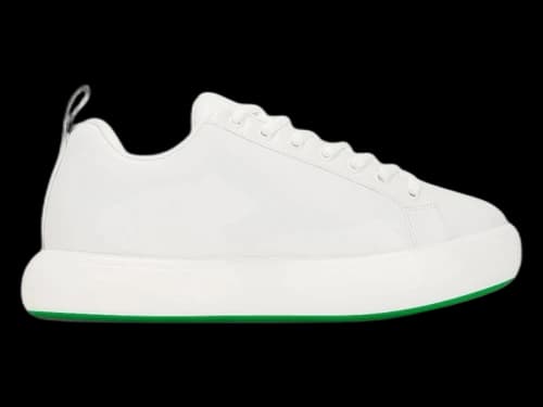 Bottega Veneta Pillow Leather Low-Top Optic White Parakeet