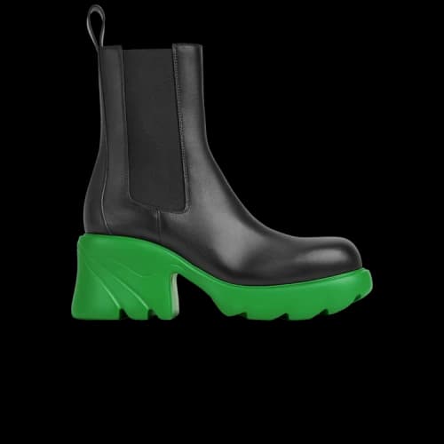 Bottega Veneta Flash Chelsea Boot 'Black Parakeet' (Women's)