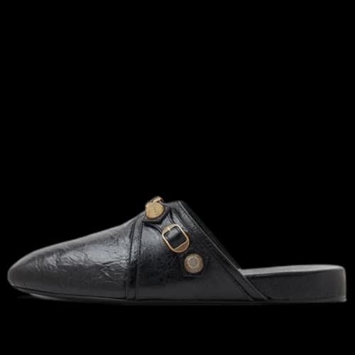 Balenciaga Cozy Beach Mukes 'Black'