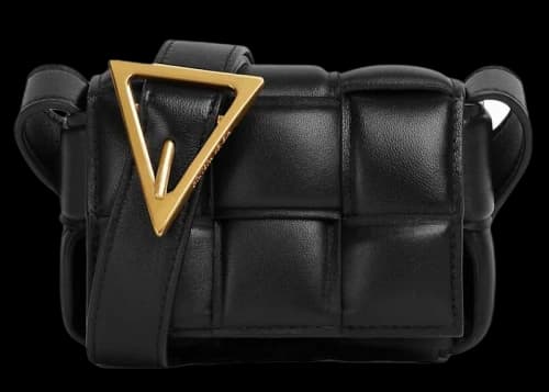 Bottega Veneta Candy Padded Cassette Crossbody Black