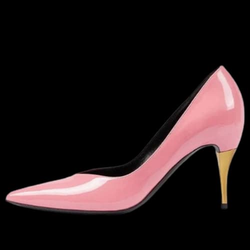 Gucci Patent Leather Mid-Heel Pump 'Pink' (Women's)