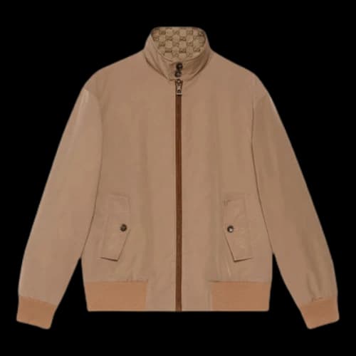Gucci GG Canvas Reversible Jacket 'Beige Ebony'