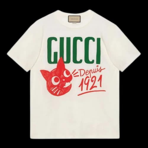 Gucci Cotton jersey T-shirt 'White' (Women's)