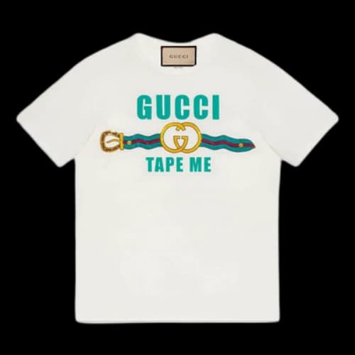 Gucci Tape Me Cotton T-Shirt 'White'