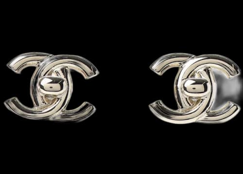 Chanel CC Turnlock Clip On Earrings Gold