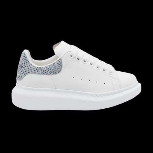 Alexander McQueen Oversized Sneaker 'White Ice Snake Print' (Women's)