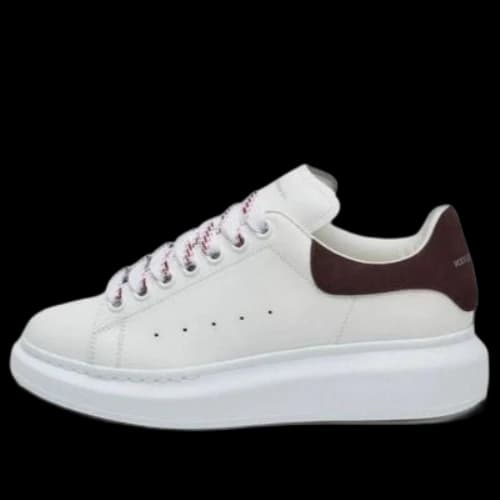 Alexander McQueen Oversized Sneaker 'White Dark Burgundy' (Women's)