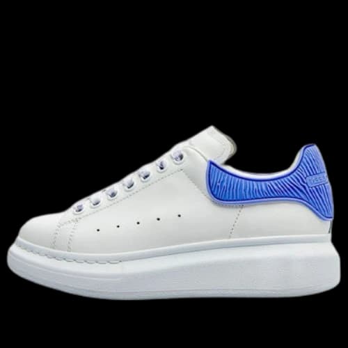 Alexander McQueen Oversized Shoes 'Cream White Electric Blue' (Women's)