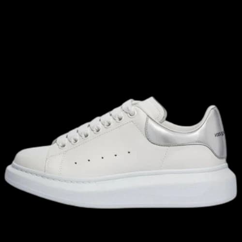 Alexander McQueen Oversized Shoes 'Cream White Silver' (Women's)