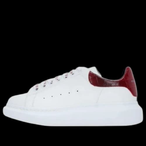 Alexander McQueen Oversized Sneaker 'Burgundy Crocodile' (Women's)